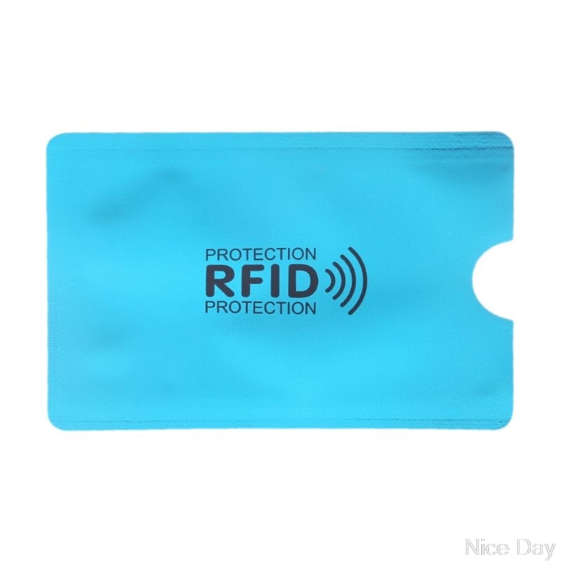 Rfid bloqueando luva cartão de crédito protetor banco cartões de visita titular caso a07 20 dropship