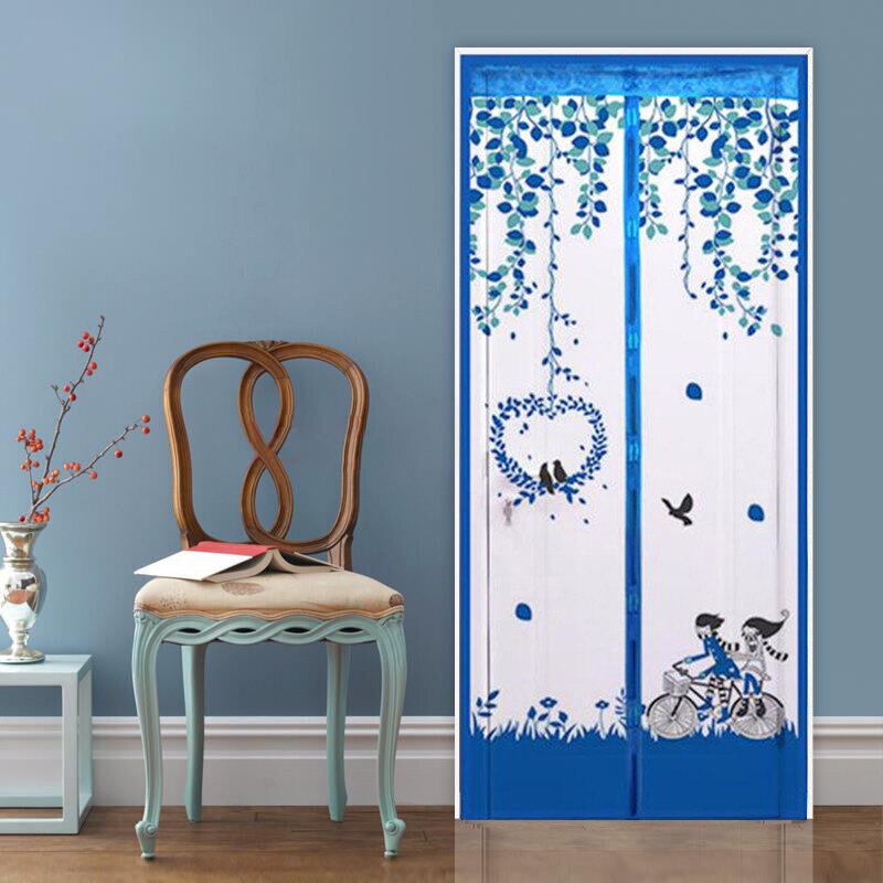 1PC Magnetic Bug Screen Door Window Curtain Insect Fly Mosquito Screen Curtain Anti Mosquito Indoor Protect Net Curtain: 4 / 100X210cm