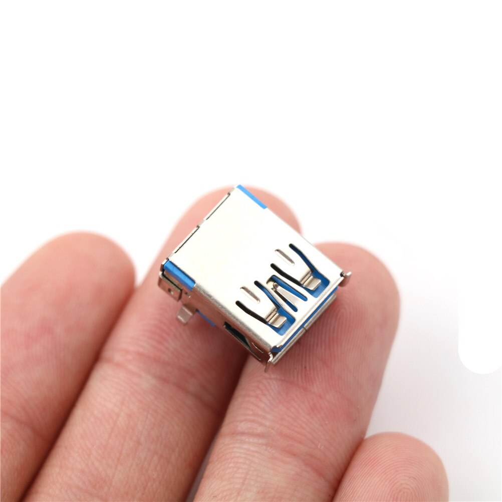 Praktische 5 Stuks USB 3.0 Type A Vrouwelijke Haakse 9Pin DIP Socket PCB Solder Connector