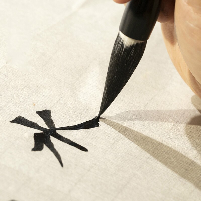 Meerdere Haar Chinese Schilderen Schrijven Borstel Voor Beginner Reguliere Script Praktijk Kalligrafie Handschrift Praktijk Craft Supply