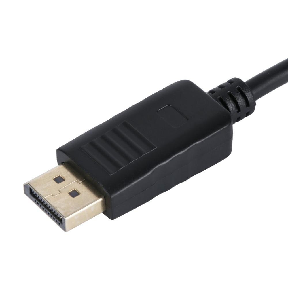 Dp displayport han til vga kvindelig konverter adapter kabel lager til pc laptop til med vga port hdtv projektor display