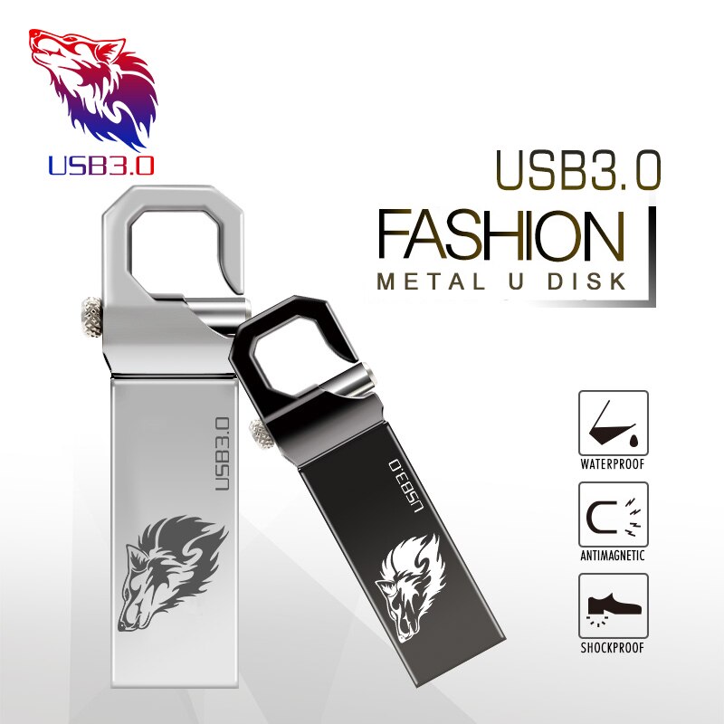 Real capaciteit metalen Pen Drive 3.0 metalen USB Flash Drive 128 GB 64 GB 32 GB high speed 16 GB 8 GB 4 GB geheugen Flash USB3.0 Stok