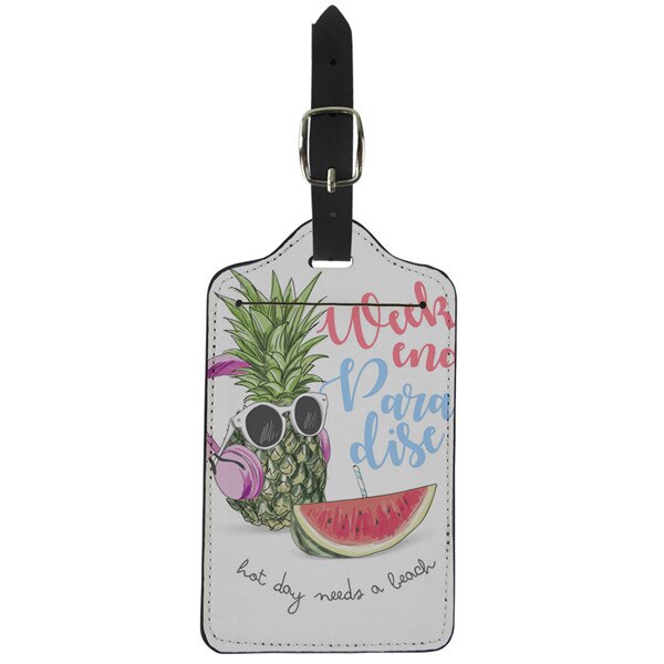 Noisydesigns butik kreditkort partable ananas solbriller print bagage kuffert tag trendy kawaii kuffert id adresse holder: Lmyd 4542 z 24