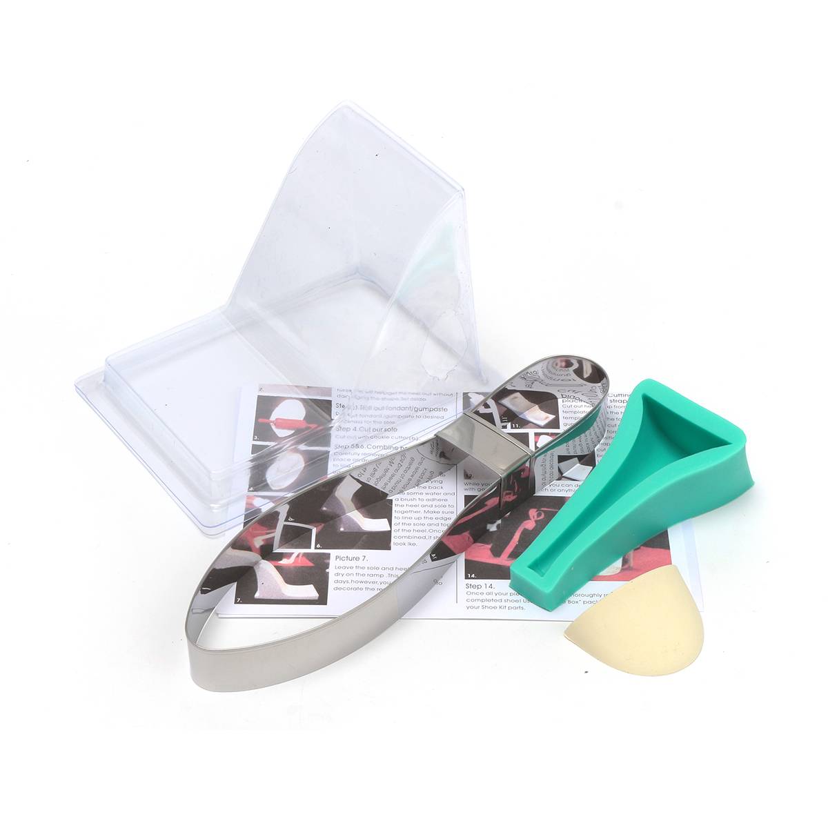 High Heel Shoe Kit Silicone Fondant Cake Mould Decorating Template Mold