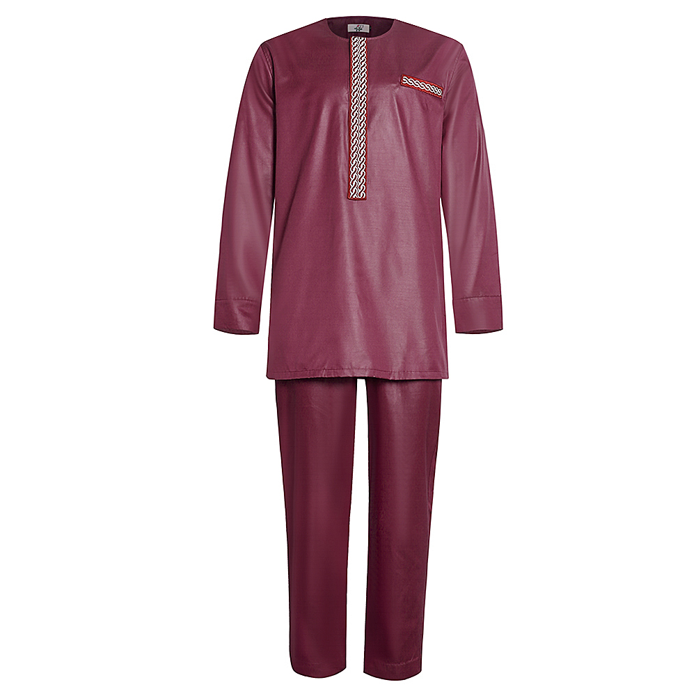 H &amp; D 2022 Mannen Afrikaanse Outfit Traditionele Lange Mouw Broek Set Dashiki Geborduurde Dashiki Tops Broek Pak Bruiloft party: 4XL