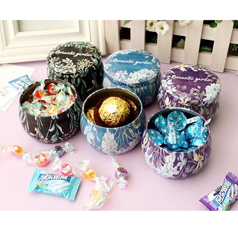 1Pc DIY Candle Making Kit Holder Storage case Party Favor and Sweets Candle Tin Jars for Dry Storage Spices case Camping