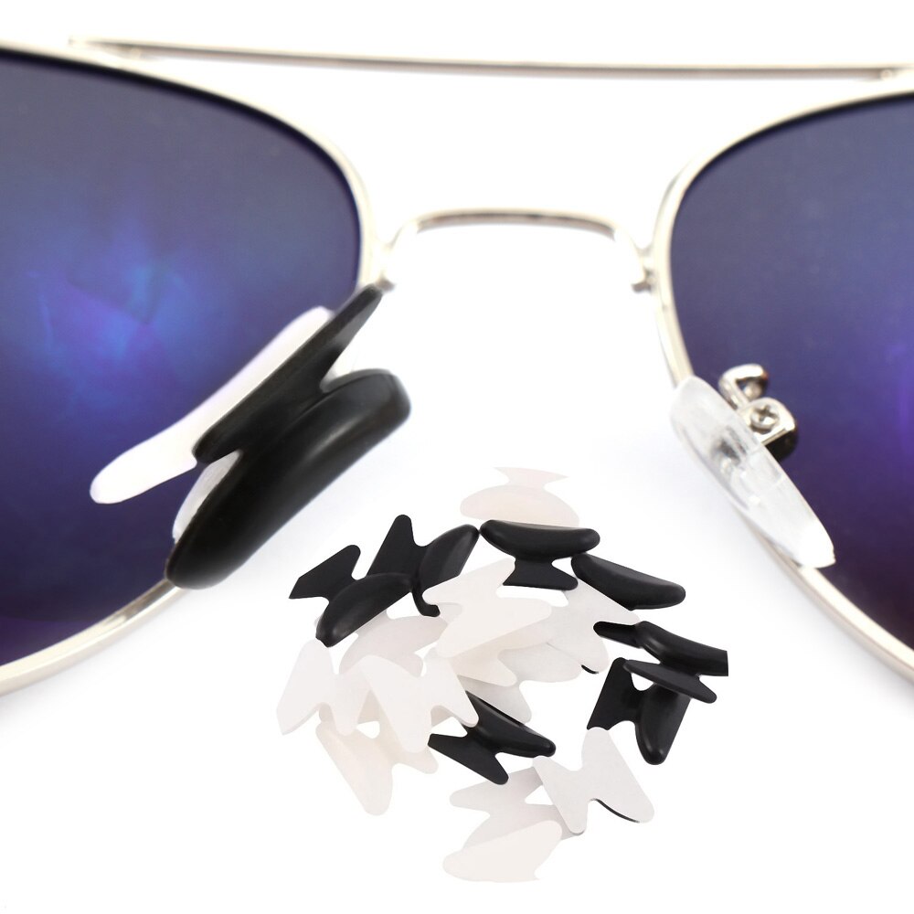5 Pairs Zelfklevende Zachte Antislip Siliconen Neus Pad Voor Bril Brillen Zonnebril