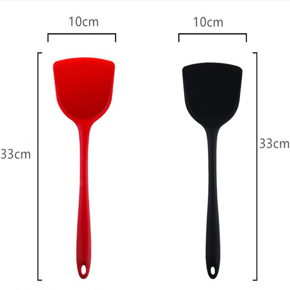 Silicone Kitchen ware Cooking Utensils Spatula Beef Meat Egg Kitchen Scraper Wide Pizza Cooking Tools Shovel Non-stick