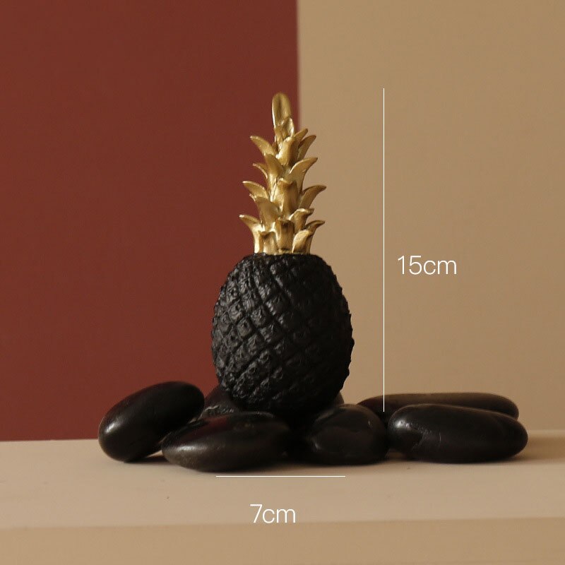 nordisk lys luksus keramisk ananas gyllen hjem stue veranda modell rom myk dekorasjon bryllup: Stil 2