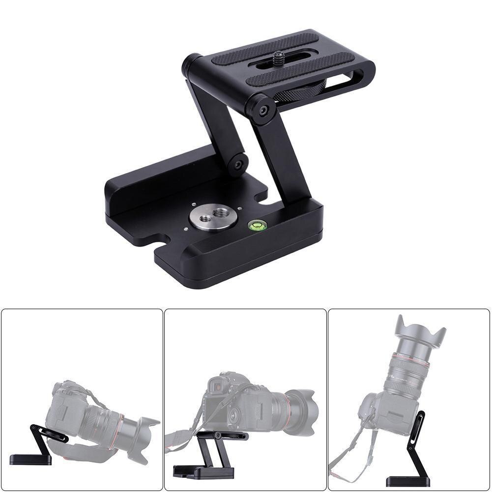 Camera Tripod Guide Rails Camera Flex Tripod Z-shaped Folding Bracket Mounting Plate Accessories Tilt Camera Ball Supp H3q8