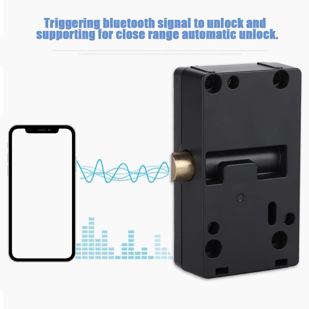 safety lock Smart Bluetooth Cabinet Drawer Lock Unmanned Container Lock with English Manual anti theft lock