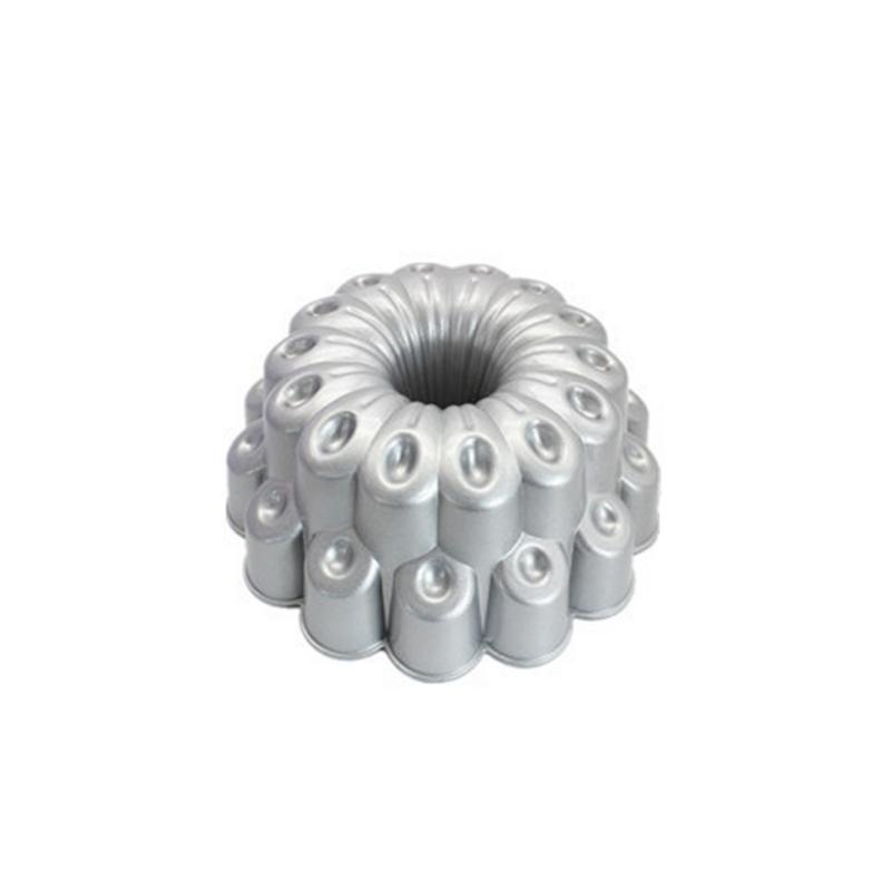 HKML Aluminium Druckguss Schwere Kuchen Pfanne nicht Stock Kuchen bilden Metall DIY Küche Liefert Backformen 6 Formen: 02