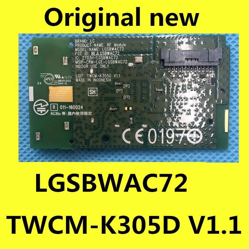 Original WIFI MODULE FOR LG 49UJ634V 43UJ630V 49UJ630V 49UJ701V TV LGSBWAC72 TWCM-K305D V1.1