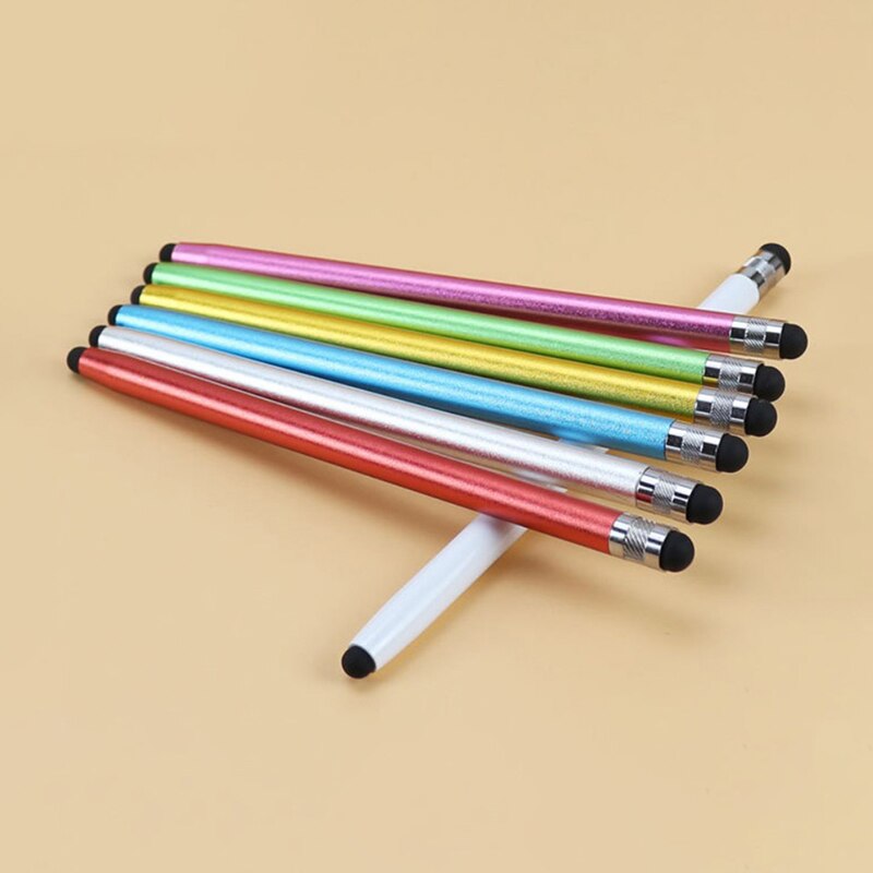 1 Pc Stylus For Android Dual-tip Capacitive Pen Mobile Phone Rubber Tip Touch Ipad Tablet Screen Drawing Accessories