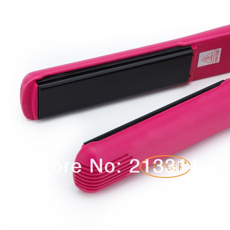 Diamond hair straightening iron, hair straightener Flat iron Pink Fast