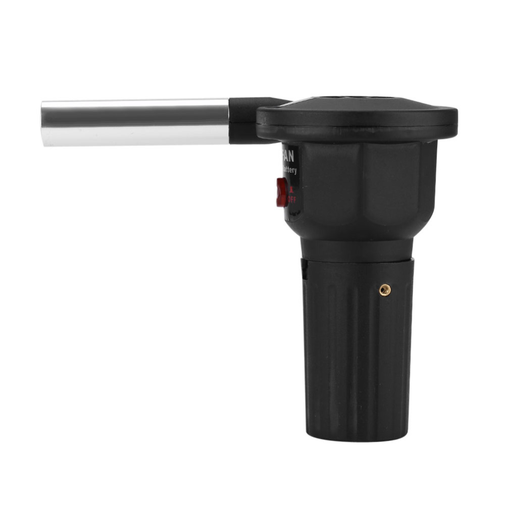 Battery Powered Electric BBQ Fan Air Blower for Outdoor Camping Picnic Use Charcoal Grill Barbecue Fan Barbecue Tool Portable