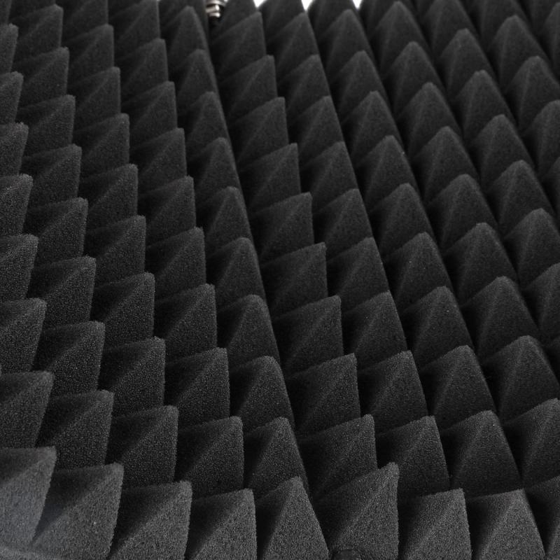 Foldable Microphone Isolation Shield Adjustable Studio Recording Studio Isolator Foam Acoustic Panels Noise-Absorbing Enclosure