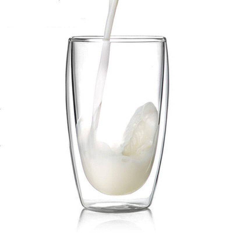 Double Wall Glass Cup Coffee Cups Glass Tea Transparent Cups Tea Cup Set Glass Coffee Cup Set 1pc/2pc/4pc/6pc