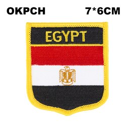 Vlag Patch Jas Denim Kleding Patches Borduren Ijzer Op Land Vlag Badge Rugzak Vlag Badges: PT0009-S