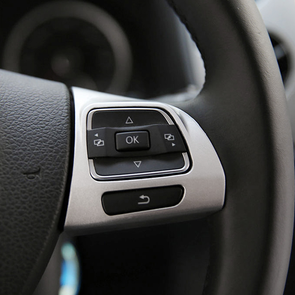 cay styling steering wheel sticker cover for VW volkswagen B7 passat Tiguan CC GOLF MK6 JETTA sequins