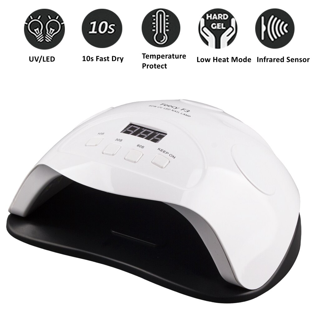 Uv Lamp 80W 42 Led Lamp Voor Nagels SUN5X Uv Led Nagel Lamp Gel Polish Manicure Drogen Nagels Dual ijs Lamp Gel Polish Manicure