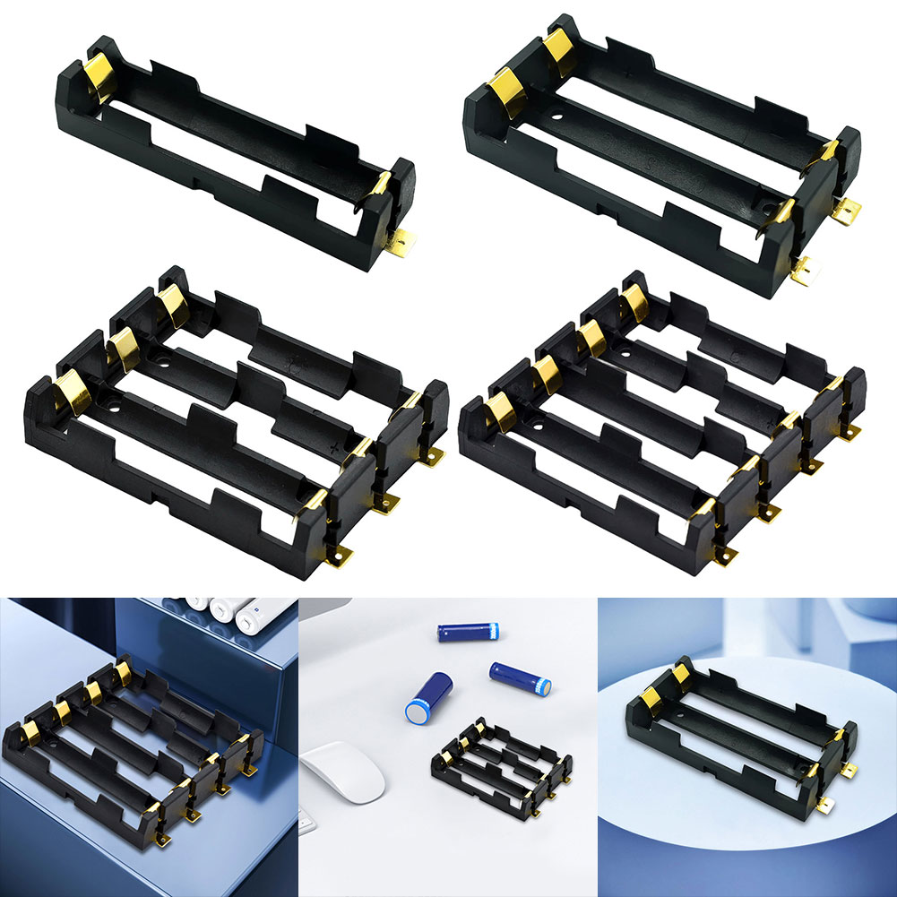 18650 Smt Batterij Houder Oplaadbare Power Bank Case Met Bronzen Pinnen Draagbare 18650 Batterij Opbergdoos 1S 2S 3S 4S