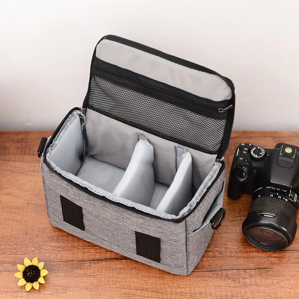 Portable Breathable Zipper DSLR Shoulder Camera Bag Outdoor Photography Pouch Camera Bags