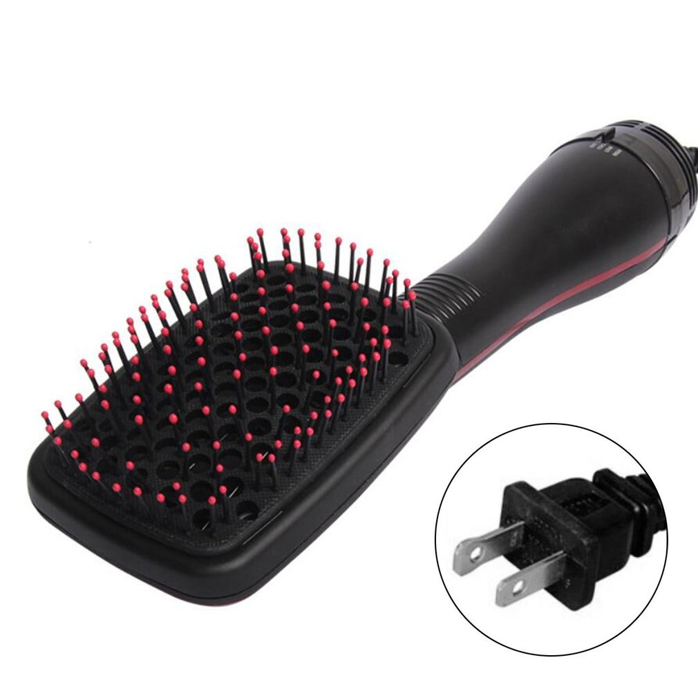 2 in 1 Multi-function Air Comb Wet And Dry Dual-use Negative Ion Dry Hair Comb Hair Dryer Straight Hair Comb