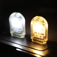 1Pcs Mini 2 LEDs USB 5V LED Nachtlampje Bureau Boek Leeslamp Camping Lamp kinderen voor Mobiele Lader Laptops