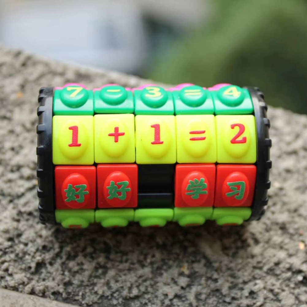 Kids Math Toy Mathematical Figures Digital Magic Puzzle Cubes Game Educational Toys For Children Early Learning