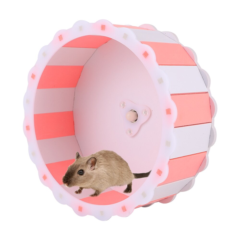 1Pc Hamster Stille Speelbal Plastic Oefening Spinnewiel Speelgoed Voor Fun Hamster Huisdier