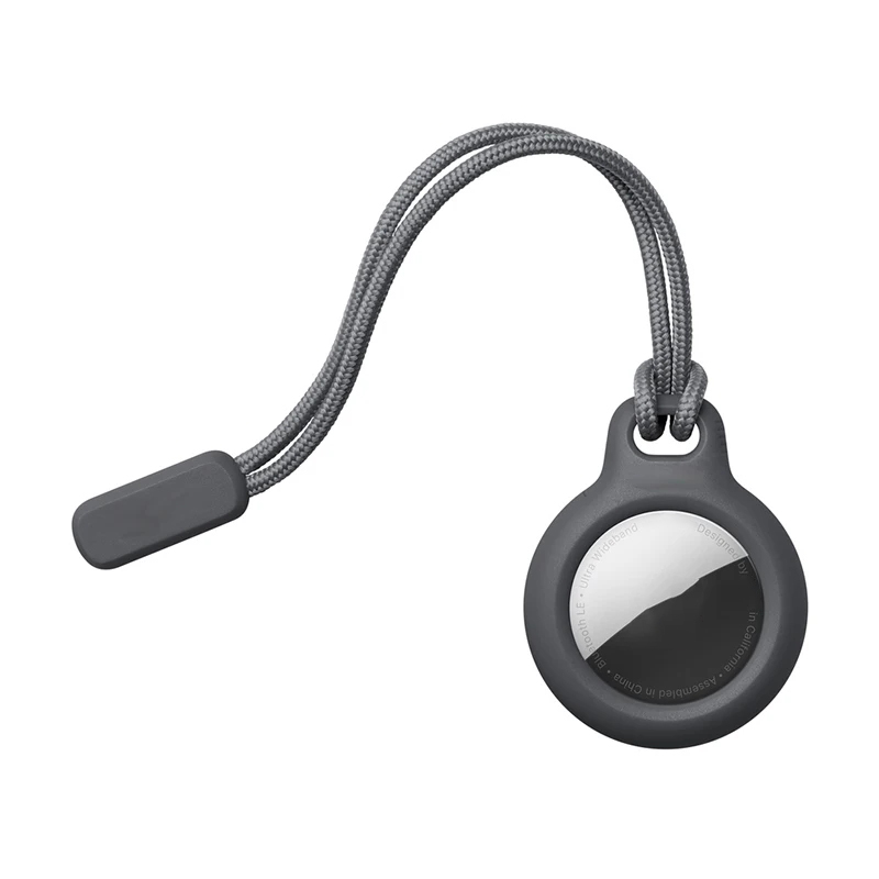 Support avec sangle pour Apple Airtag, housse de protection, accessoires de suivi des pare-chocs, porte-clés anti-rayures, couverture d'étiquettes d'air