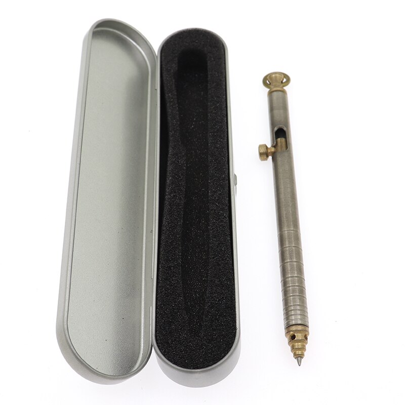 Penna a bullone bene in rame titanio (pietra lavaggio): Default Title