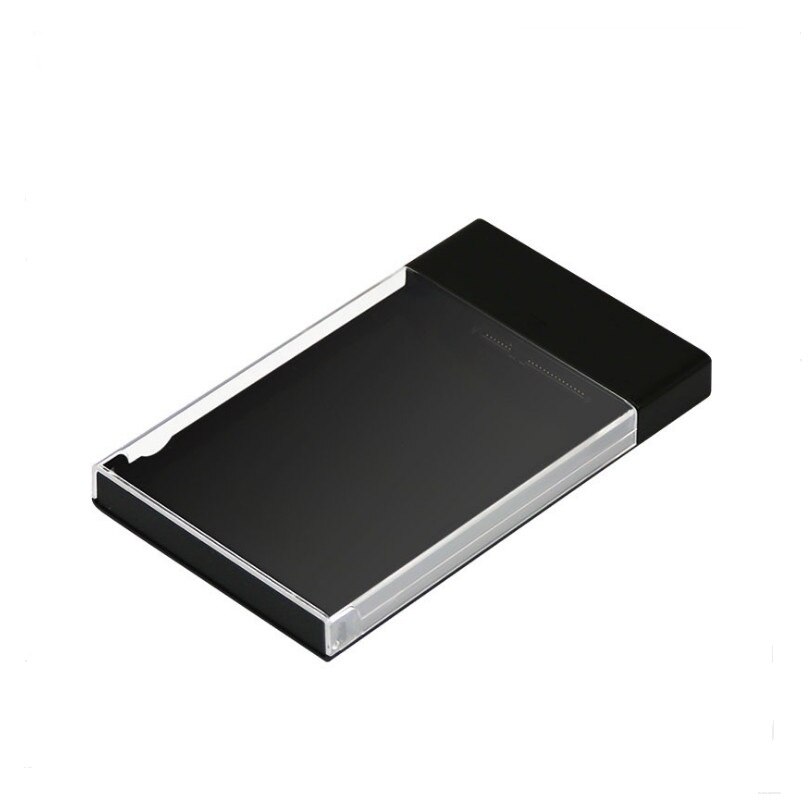 Carcasa de disco duro transparente USB 3,1 UASP tipo C a Sata 3,0 Funda de disco duro 2,5 pulgadas con Cable tipo C