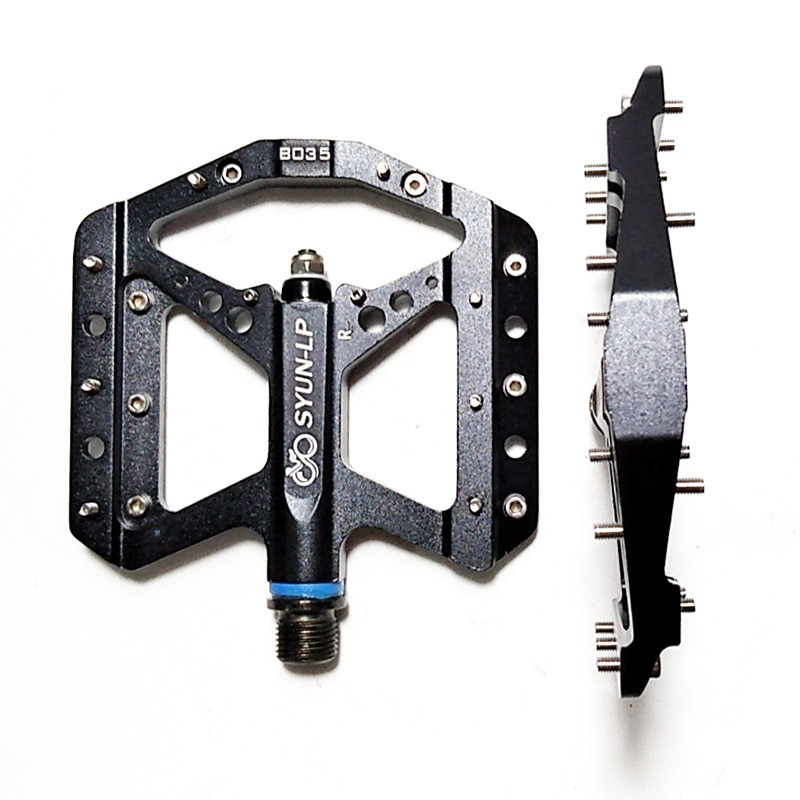 Syun-lp Aluminum CNC Sealed Bearing MTB Bike Pedals Ultra Light Antiskid Road Bike Platform