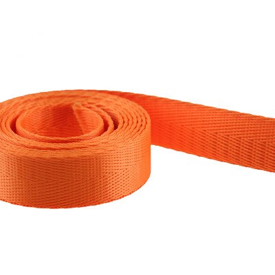 Streifen V bilden 5Meter 20mm Nylon Gurtband Bänder Hund Kragen Rucksack Tornister Gurt Gürtel Band Bindung DIY NäHenne zubehör: Orange