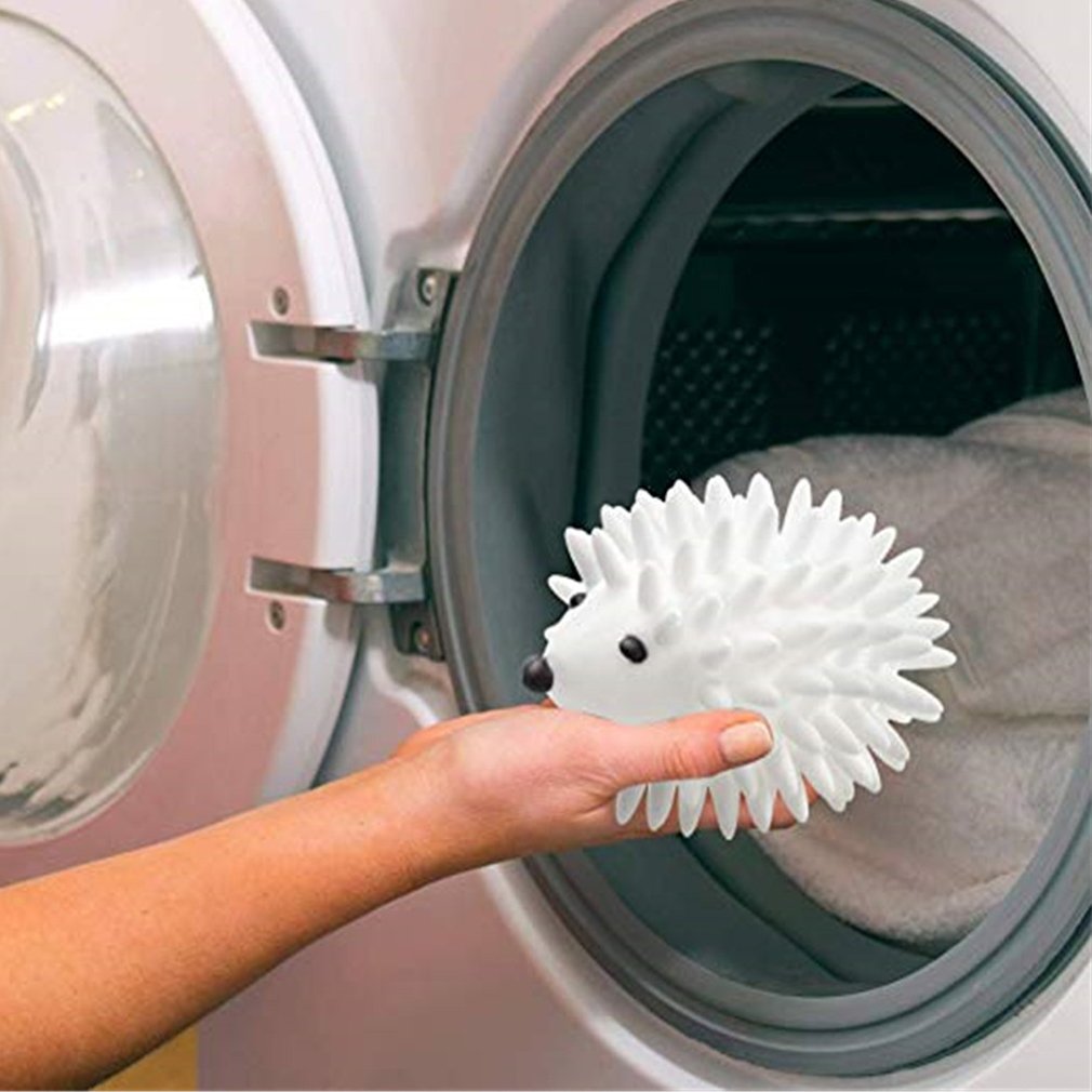 1Pcs Laundry Cleaning Ball Cute Hedgehog Reusable Ball Dryer Reduce Energy Washing Machine Ball Anti Static Clean Balls