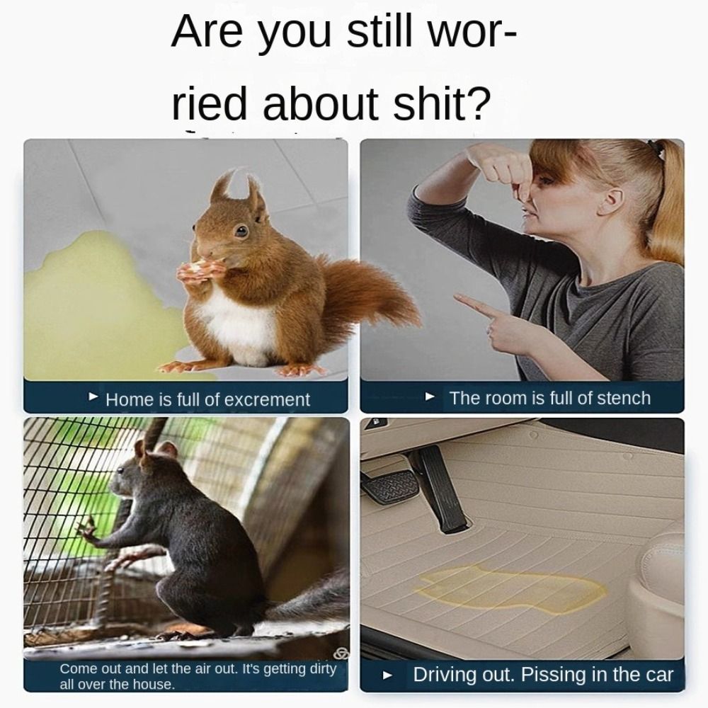 Absorbent Squirrel Diapers Flexible Closure Potty Training Pet Training Pants Washable Leak-Proof Small Pet Diapers Rat