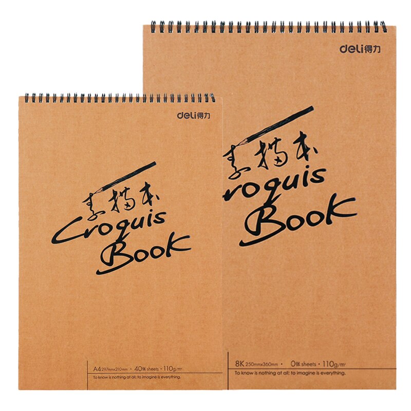 Art sketch book coloring book sketch book picture book hand-painted children's picture book diy sketch doodle picture book