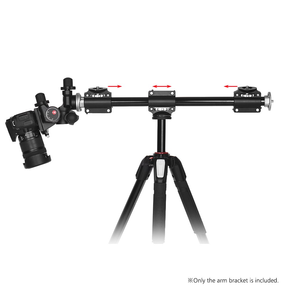 Adjustable Aluminiun Tripod Boom Horizontal Camera Mount Extension Arm for Overhead Product Photography for Ballhead Cameras