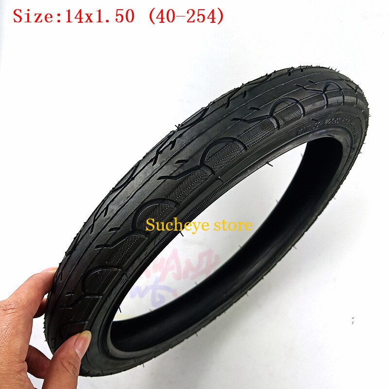 Bicycle Tyre 40-254 14X1.50 Tyre Inner Tube Bicycle Fitting 14 Inch Folding Bicycle Bike Kids Bike Wheel Tire Tire