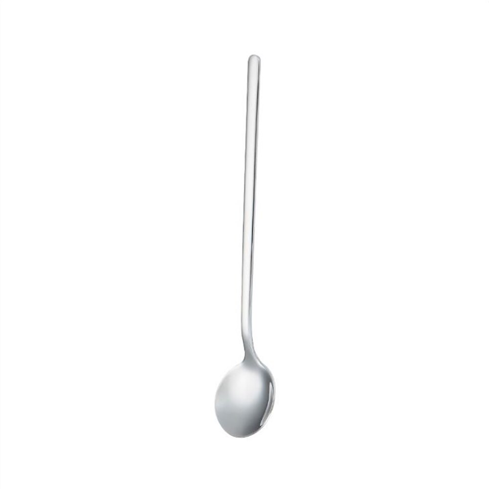 1Pcs 304 Stainless Steel Spoon Small Round Spoon For Ice Cream Dessert Spoon Coffee Stirring Spoon Round Head Spoon
