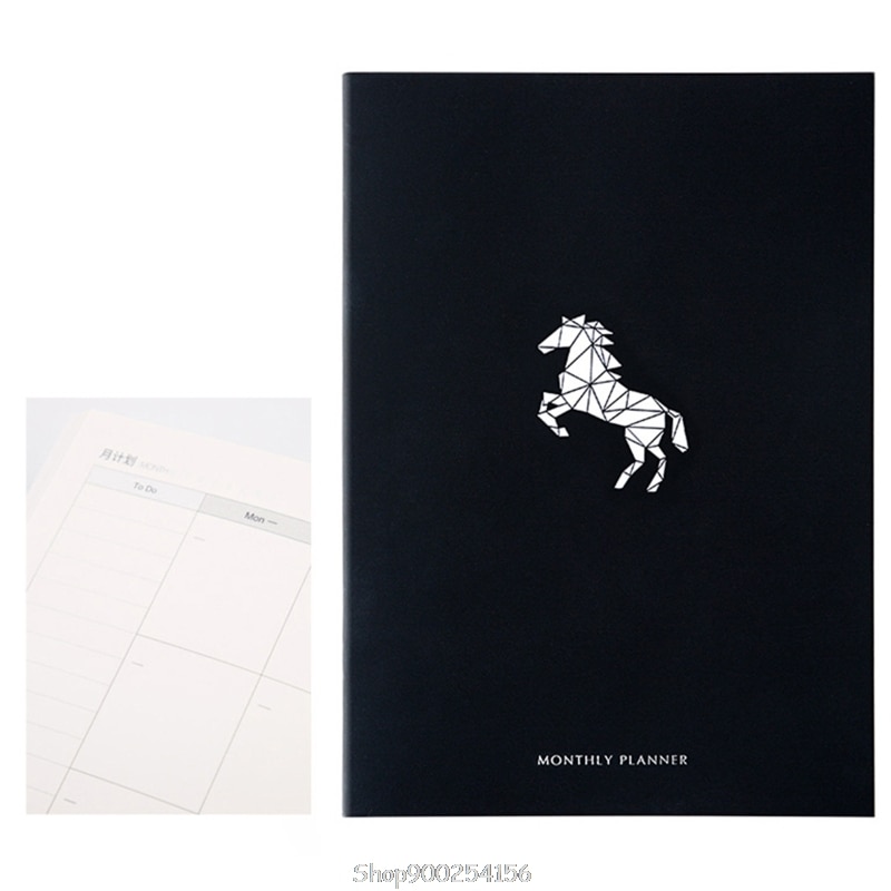 Planner Notebook Journals Organizer 365 Days Plan Note Book Weekly Monthly Schedule Notepad N18 20: Burgundy