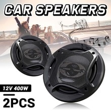 2pcs 6.5 inch 400W 4 Way Car Speaker and Subwoofer HIFI Speaker Car Rear / Front Door Audio Music Stereo Coxial Speakers System