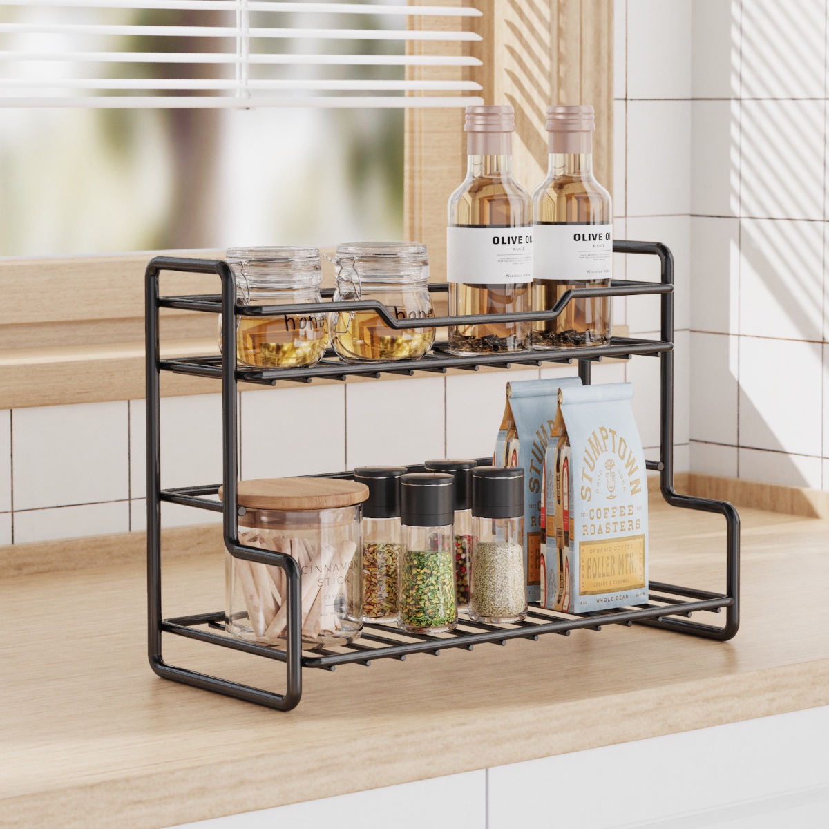 Suporte de armazenamento de cozinha portátil resistente despensa organizador rack multifuncional para cozinha casa restaurante armário sala estar