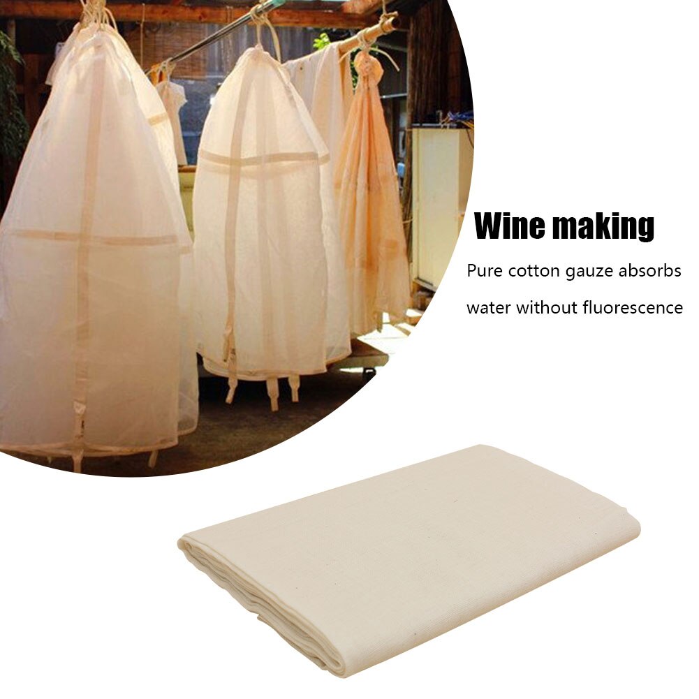 Tela de muselina de algodón Natural para envolver queso y mantequilla, utensilios de cocina, rallador de queso, herramienta para el hogar, 40s