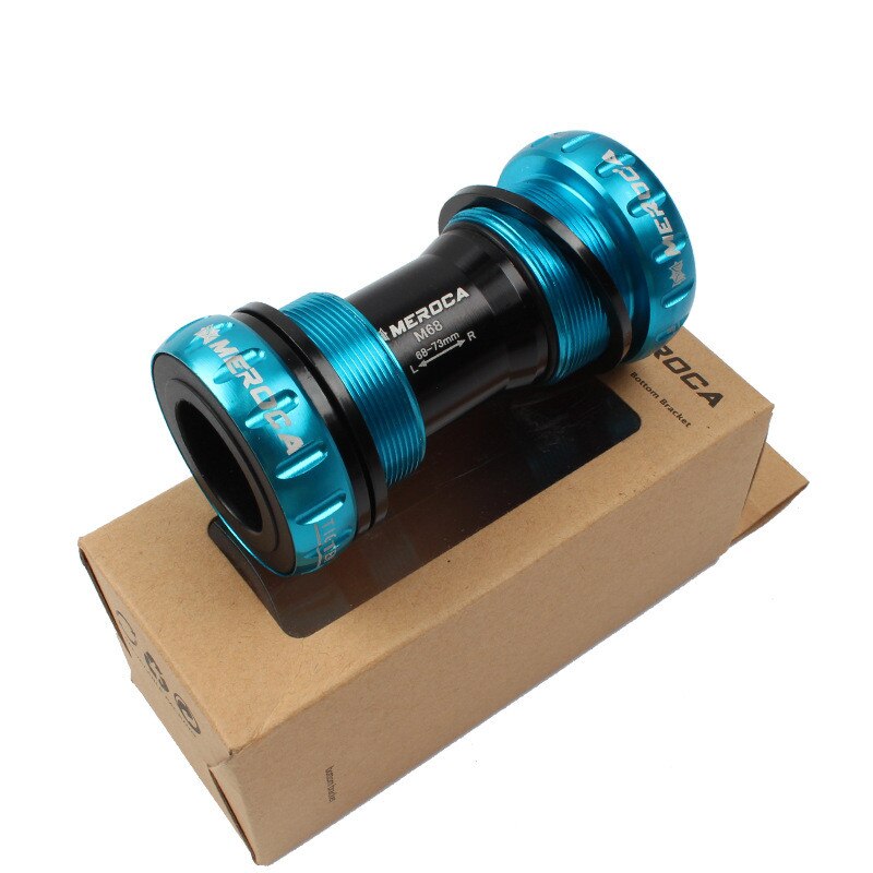 Color Mountain Bike Mid-axle Integrated Hollow BB Bicycle Thread-in Type Mid-axle