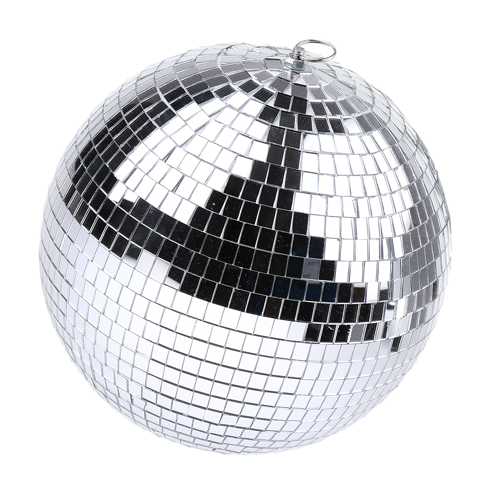Zilver Disco Spiegel Bal Dj Dance Party Decoratieve Podium Verlichting Snaarinstrumenten 15-25Cm
