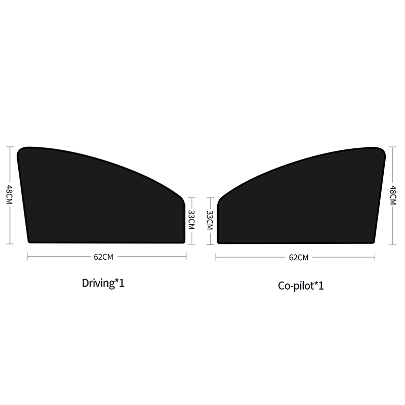 Magnetic Car Sun Shade UV Protection Covers Sunshade Side Window Curtain Mesh Sun Visor Full Blackout Summer Full Blackout Film: MULTI