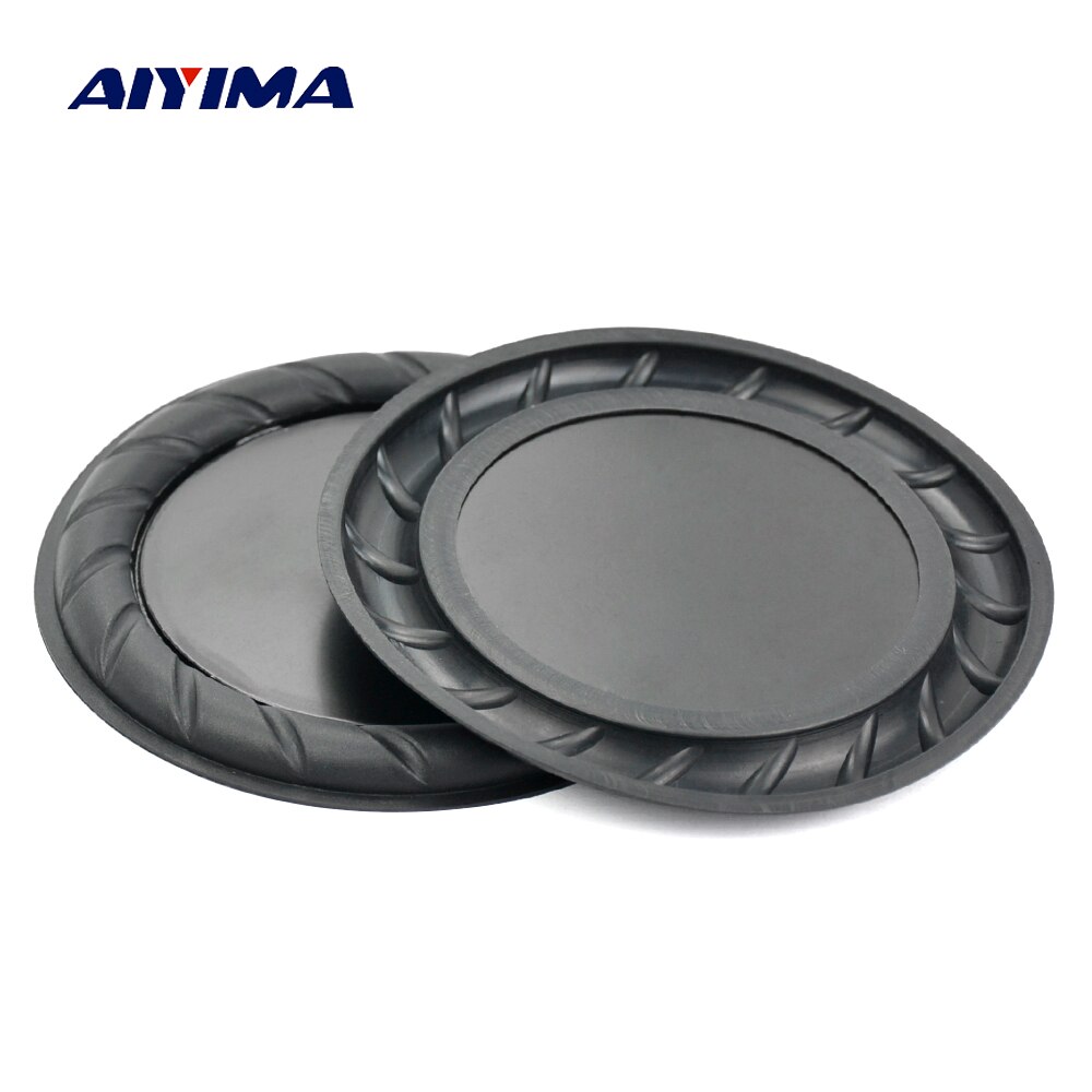 Aiyima 2Pcs 2.5 3.5 Inch Rubber Passieve Radiator Speaker Bass Trillingen 64 Mm 90 Mm Membraan Diafragma Extra Subwoofer diy